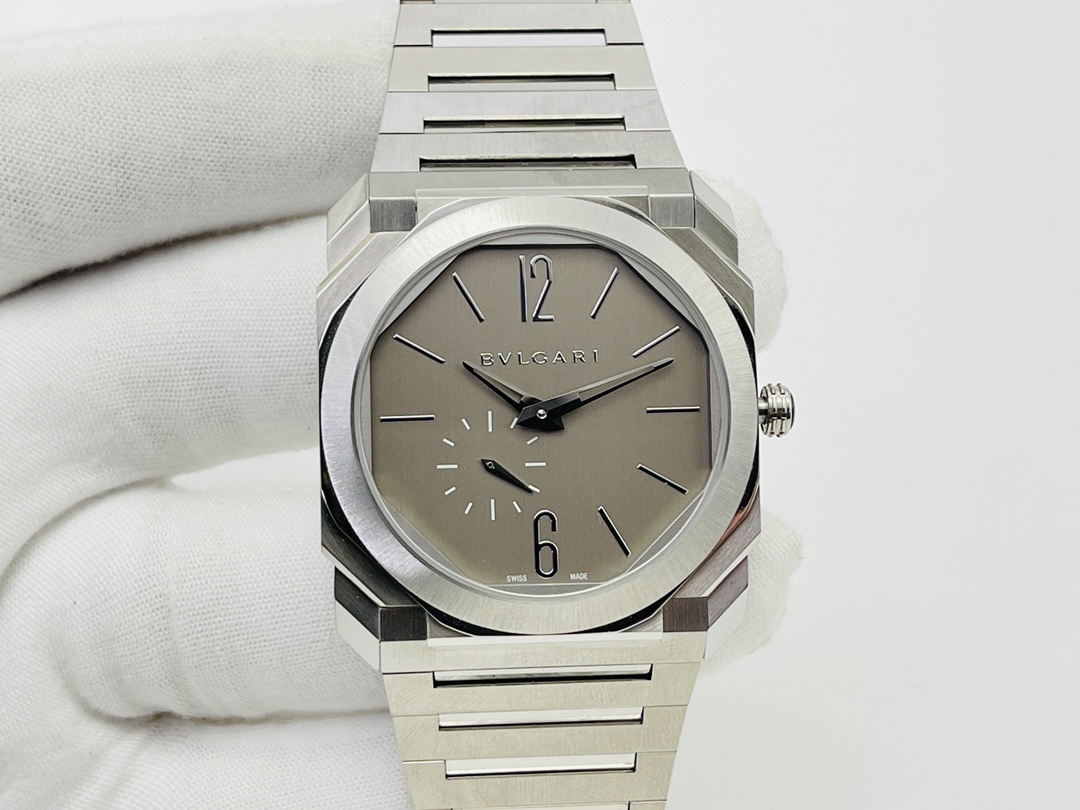 [BV공장]불가리 옥토 피니시모 40mm 실버코팅 브레이슬릿