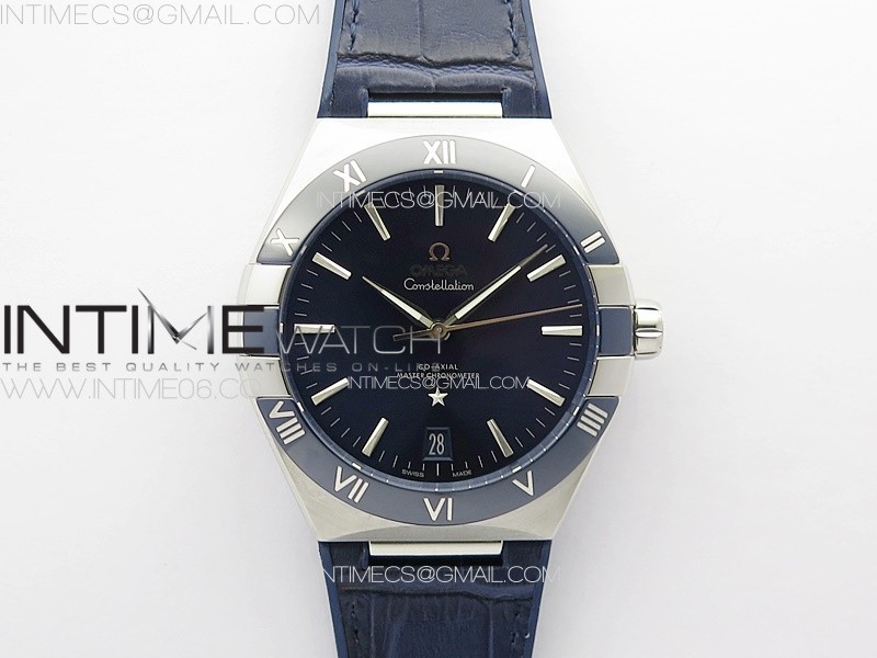 [SB공장]컨스틸레이션 블루 세라믹 41MM Blue Ceramic Bezel SS SBF 11 Best Edition Blue Dial on SS Bracelet A8900