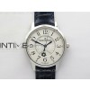 Rendez-Vous Night & Day SS ZF 11 Best Edition White Textured Dial SS Bezel on Black Leather Strap Super Clone A898