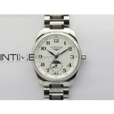 Master Moonphase SS APSF 11 Best Edition White Numeral Dial on SS Bracelet AL899