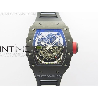 RM035-02 Real Forge Carbon ZF 11 Best Edition Skeleton Dial on Black Rubber Strap NH05A V3+