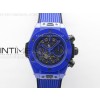 Hublot Big Bang Unico Blue Ceramic ZF 11 Best Edition Skeleton Dial on Blue Gummy Strap A1280