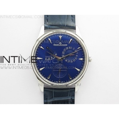 Master Ultra Thin Reserve de Marche SS ZF 11 Best Edition Blue Dial on Blue Leather Strap A938 V3 (Free gummy strap and tool)