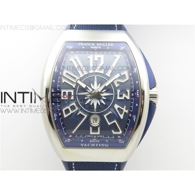 Vanguard V45 SS ZF Best Edition Blue Textured Dial on Blue Rubber Strap MIYOTA 9015