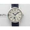 Rendez-Vous Night & Day SS Polished Bezel ZF 11 Best Edition White Textured Dial on Blue Leather Strap A898