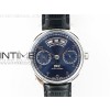 Portuguese Real PR Real Annual Calendar IW503502 ZF 11 Best Edition Blue Dial on Black Leather Strap A52850