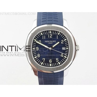 Aquanaut Jumbo 5168G 42mm SS ZF 11 Best Edition Blue Dial on Blue Rubber Strap 324CS (Free box)