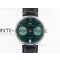 PORTUGUESE REAL PR SS IW500708 Green DIAL V4 ZF 11 BEST EDITION ON BLACK LEATHER STRAP A52010