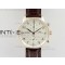 Portuguese IWC371401 ZF 11 Best Edition RG White Dial Gold Markers on Brown Leather Strap A7750