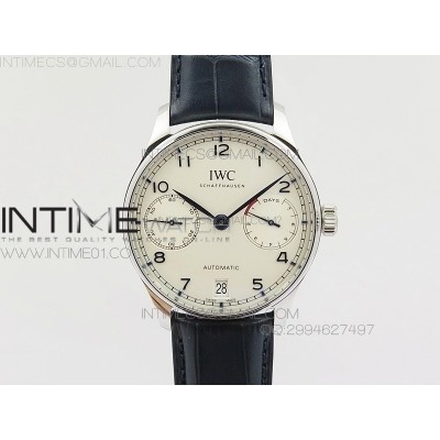 PORTUGUESE REAL PR IW500705 ZF V4 11 BEST EDITION ON BLACK LEATHER STRAP A52010