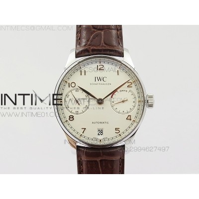 Portuguese Real PR IW500704 ZF  V4 11 Best Edition on Brown Leather Strap A52010