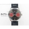 PORTUGUESE REAL PR SS IW500126 V2 GARY DIAL ZF 11 BEST EDITION ON BLACK LEATHER STRAP A52010