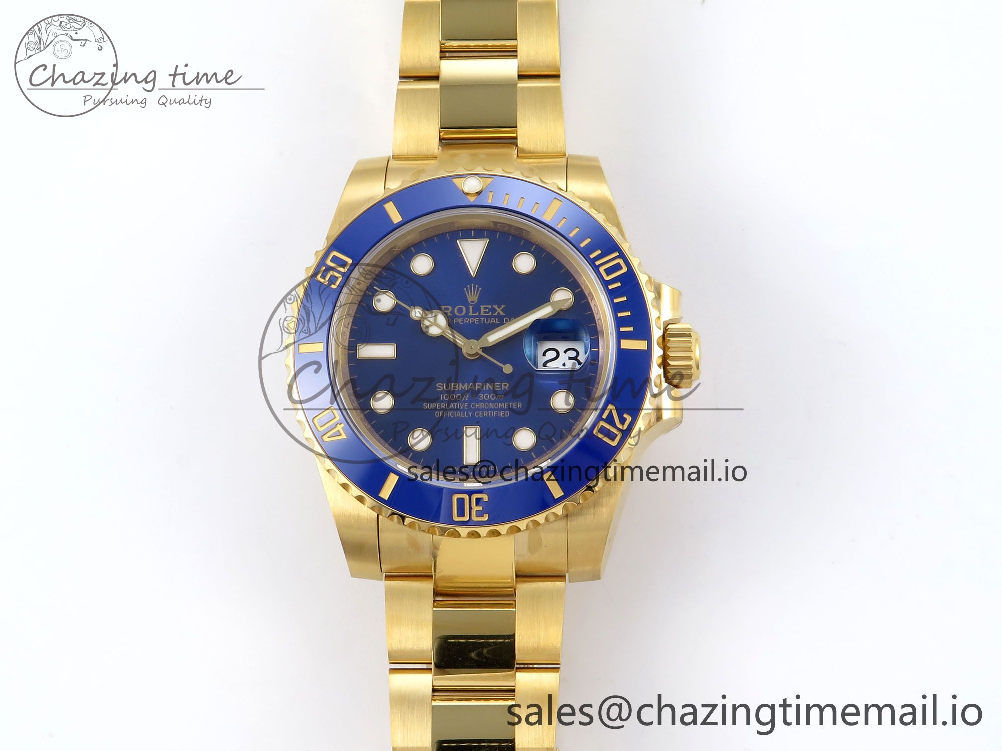 [VS공장]롤렉스 서브마리너 116618 LB Blue Ceramic YG Plated 904L
