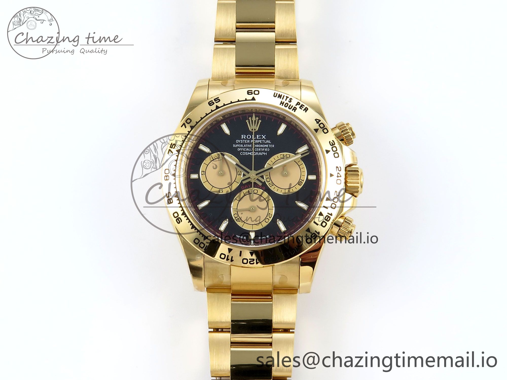 [Clean공장]롤렉스 데이토나 126508 Black/YG Dial on YG Bracelet SH4131