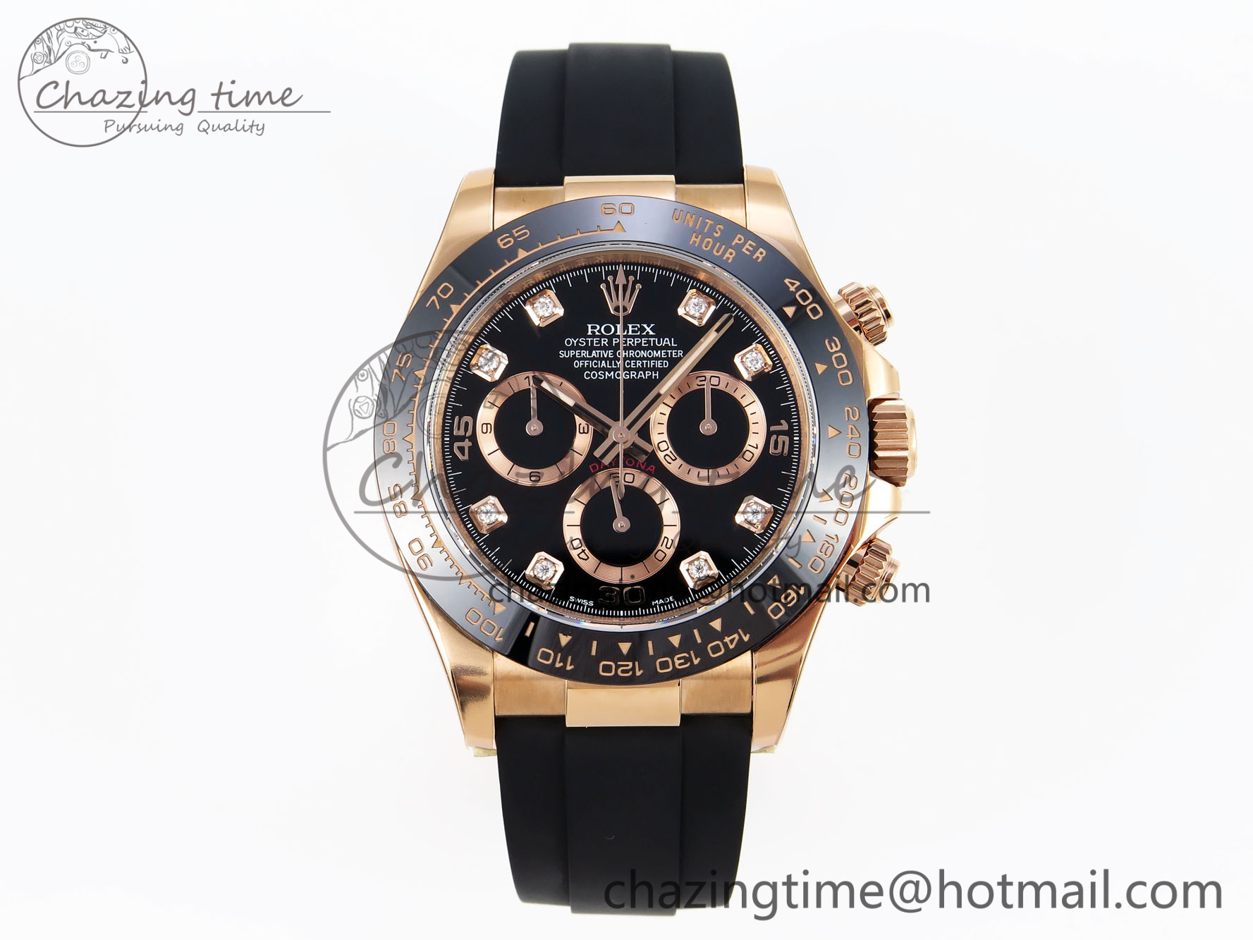 [Clean공장]롤렉스 데이토나 116515 lack Diamonds Dial on Oysterflex Strap SA4130