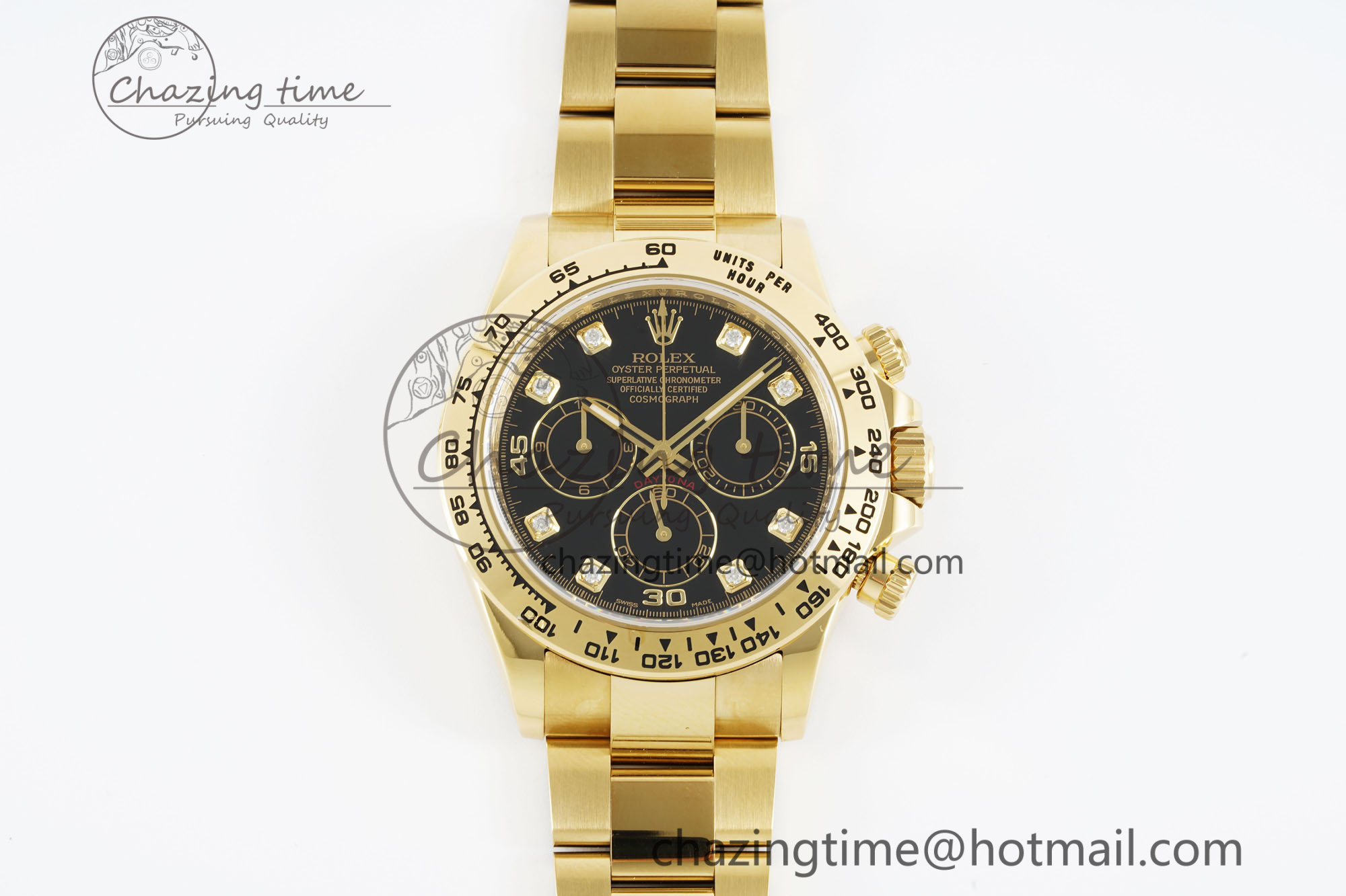 [Clean공장]롤렉스 데이토나 116508 Diamonds Dial on YG Bracelet SA4130