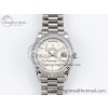 [GM공장]롤렉스 데이데이트 40 Silver Stick Dial on President Bracelet VR2836 V3 (텅스텐)