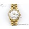 [GM공장]롤렉스 데이데이트 40 YG White Stick Dial on President Bracelet VR2836 (텅스텐)