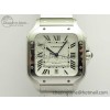 [BV공장]까르띠에 산토스 40mm  White Dial on SS SmartLinks Bracelet MIYOTA 9015