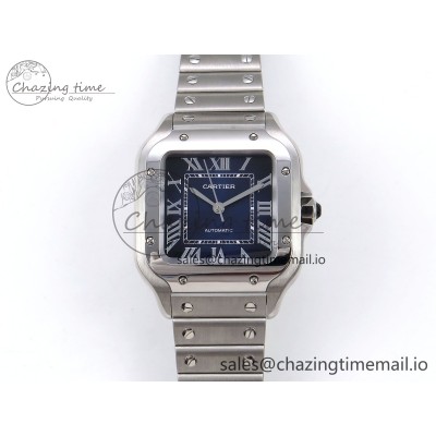 [AF공장]까르띠에 산토스 35mm Blue Dial on SS SmartLinks Bracelet MIYOTA 9015