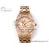 [IPF공장] 로얄오크 15450 로즈골드 금통 다이아베젤 로즈골드다이얼 37mm 15450 RG Diamonds Bezel IPF Best Edition RG Dial on RG Bracelet SA3120 Super Clone