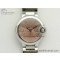 [AF공장]까르띠에 발롱블루 28mm Pink Dial on SS Bracelet Ronda Quartz