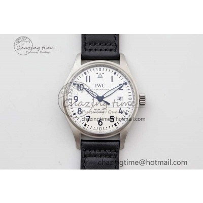 [M+공장]IWC마크18 화이트다이얼 블랙가죽스트랩 Mark XVIII IW327012 White Dial on Black Leather Strap A3511