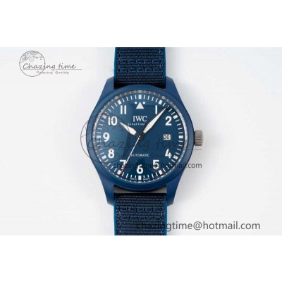 [M+공장]IWC 마크18 블루 세라믹 케이스 블루 다이얼 Mark XVIII IW328101 Blue Dial on Blue Nylon Strap A35111