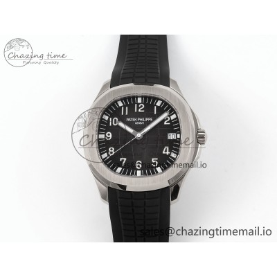 [3K공장]파텍필립 Aquanaut 5167 SS Gray Dial on Black Rubber Strap A324 Super Clone