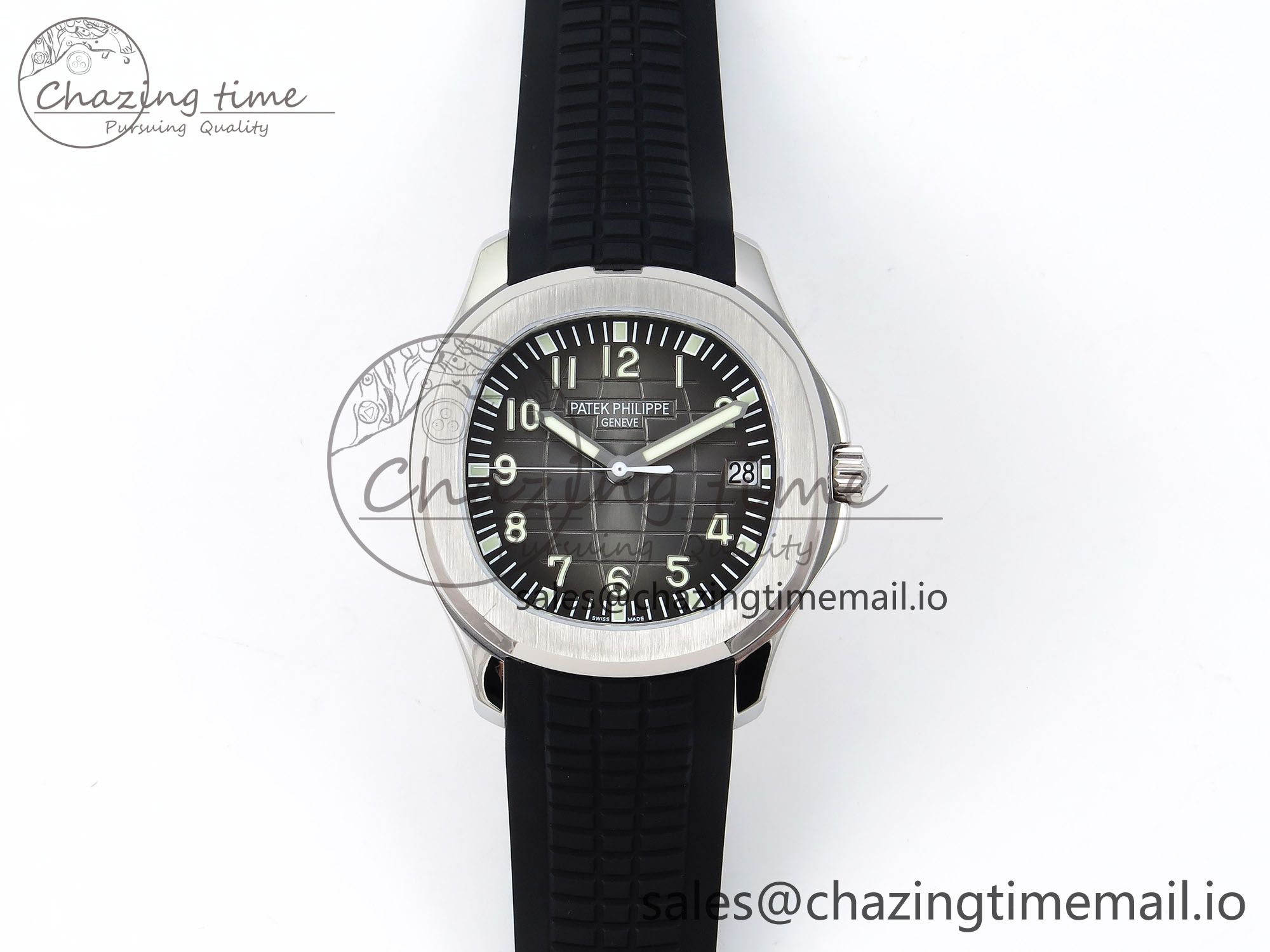 [ZF공장]파텍필립 Aquanaut 5167A SS Black Dial on Black Rubber Strap