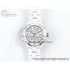 [EAST공장]샤넬 J13 38mm White Ceramic Pink Dial Diamonds Makers on Bracelet A2892