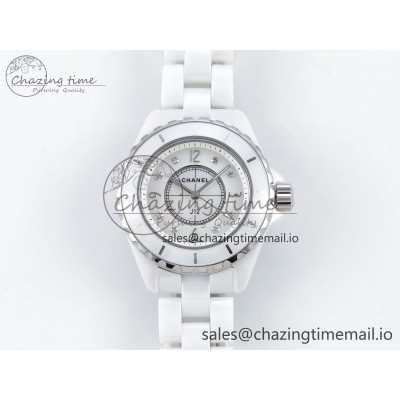 [EAST공장]샤넬 J13 38mm White Ceramic White MOP Dial on Bracelet Swiss Quartz