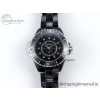 [EAST공장]샤넬 J13 33mm Black Korea Ceramic Diamonds Markers Dial on Bracelet Swiss Quartz