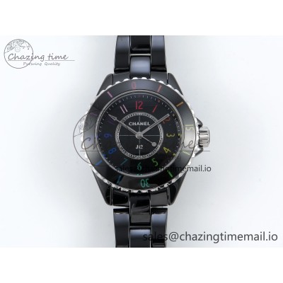 [EAST공장]샤넬 J13 33mm Rainbow Numeral Markers Dial on Bracelet Swiss Quartz