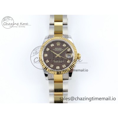 [AR공장]롤렉스 DateJust 31 278273 Brown Diamonds Dial on SS/YG Oyster Bracelet ETA 2688