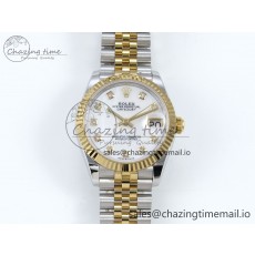 [AR공장]롤렉스 DateJust 31 278273 White MOP Diamonds Dial on SS/YG Jubilee Bracelet ETA 2688