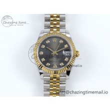 [AR공장]롤렉스 DateJust 31 278273 Gray Diamonds Dial on SS/YG Jubilee Bracelet ETA 2688