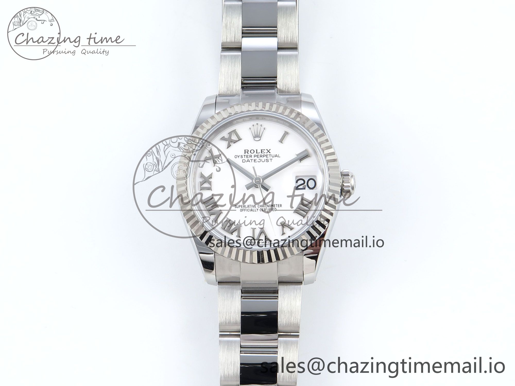 [AR공장]롤렉스 DateJust 31 278274 Steel White Roman Dial on SS Oyster Bracelet ETA 2688