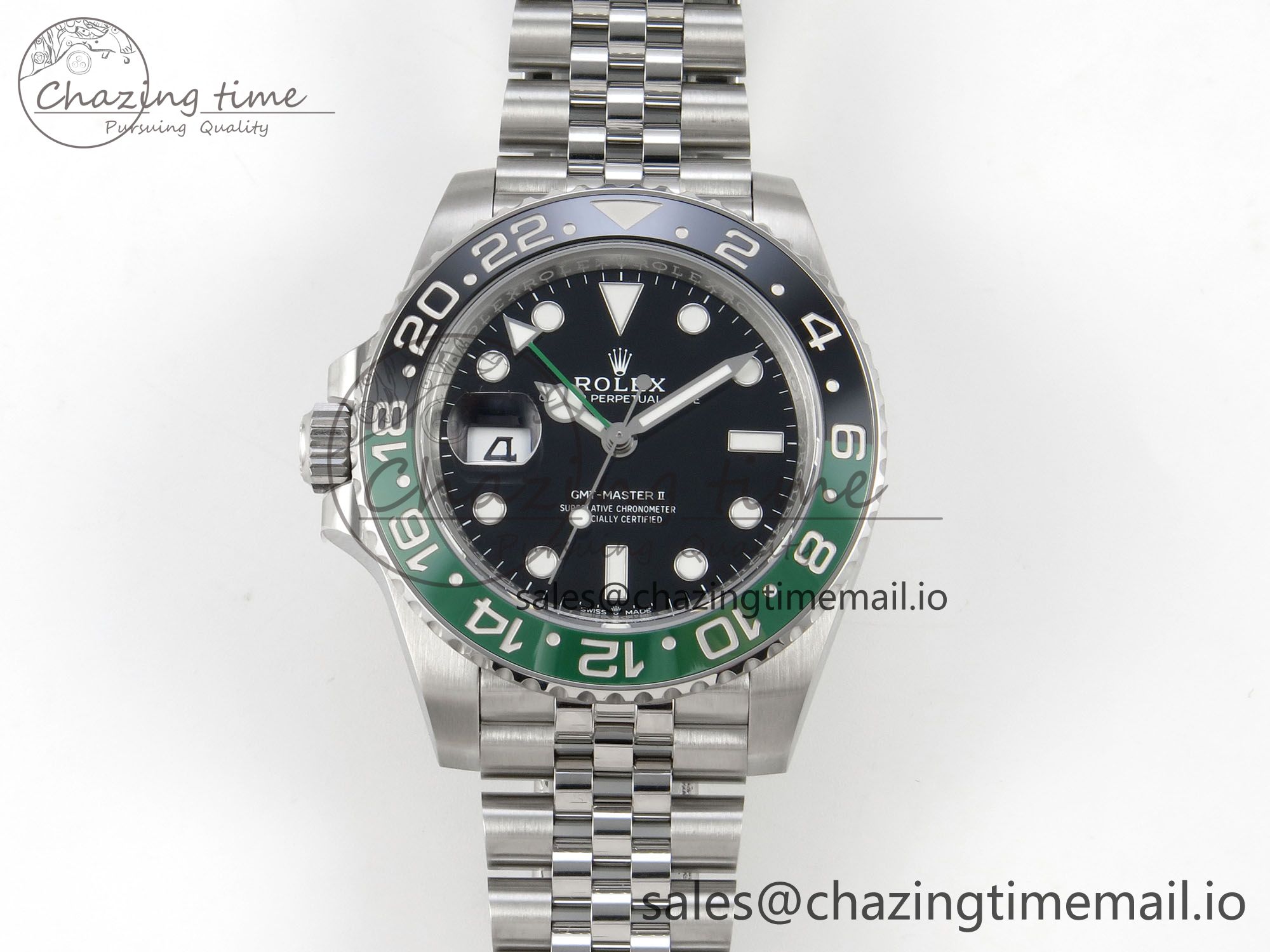 [VS공장]롤렉스 GMT마스터II 126720 VTNR 904L Steel V3 Black Dial On Jubilee Bracelet DD3285 CHS
